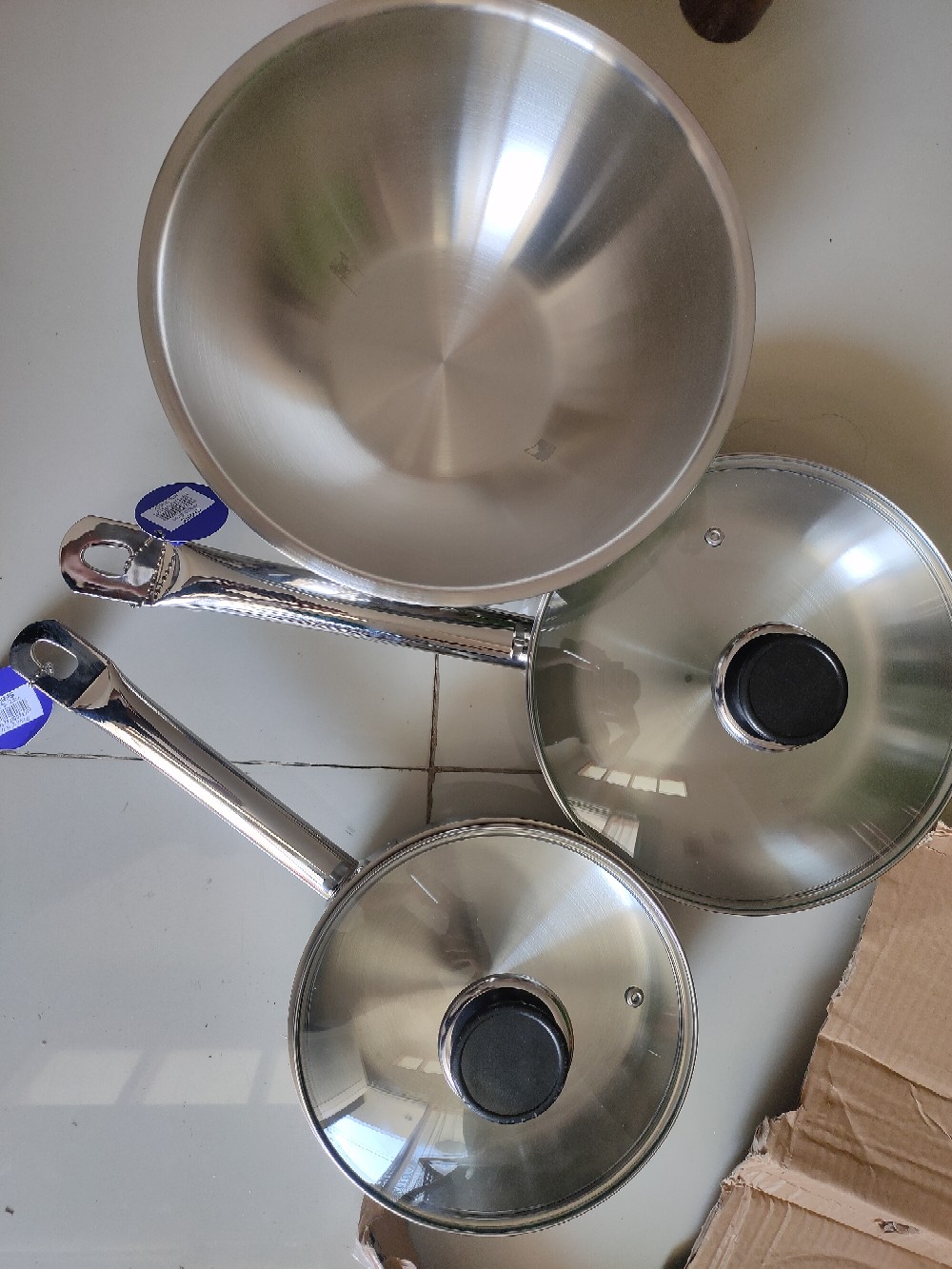 Bima Chefs Bp1901524 Frypan Stainless 3 Ply 24cm Wajan Frypan Stainless 304