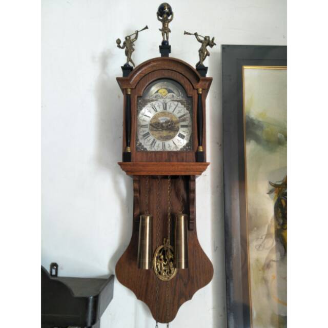 Jam eropa antik kuno moonphase