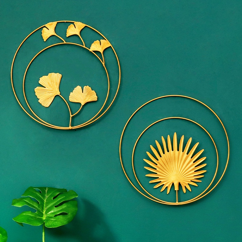 INS Nordic Ornamen Gantung Dinding Hiasan Gantungan Dinding Decor Dinding Gold Estetik Dekorasi Dinding 3D