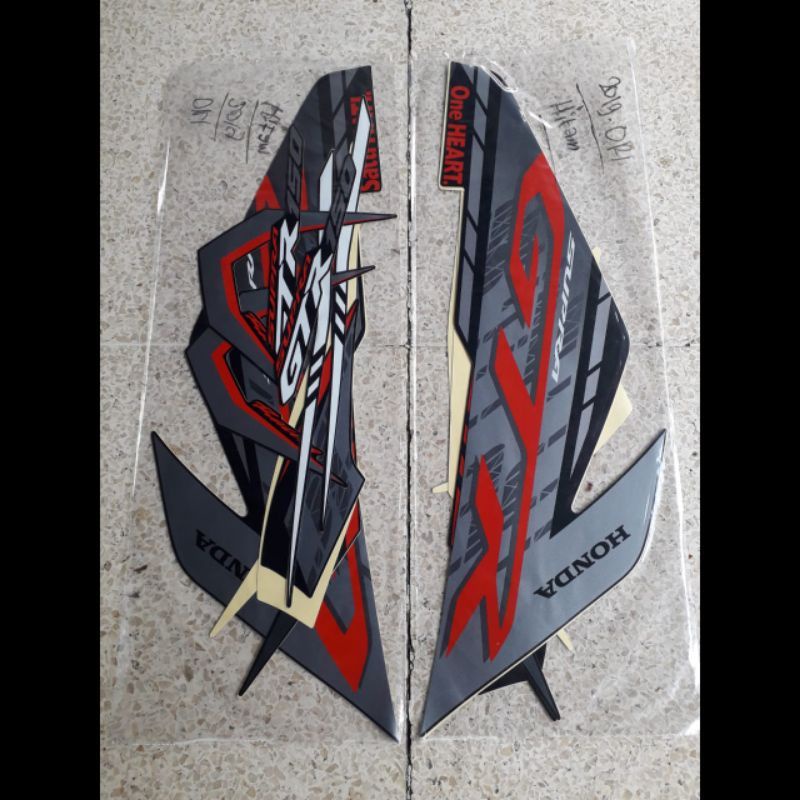 cod Striping honda supra gtr 150R ory tahun 2019 sticker list body supra gtr 150r 2019