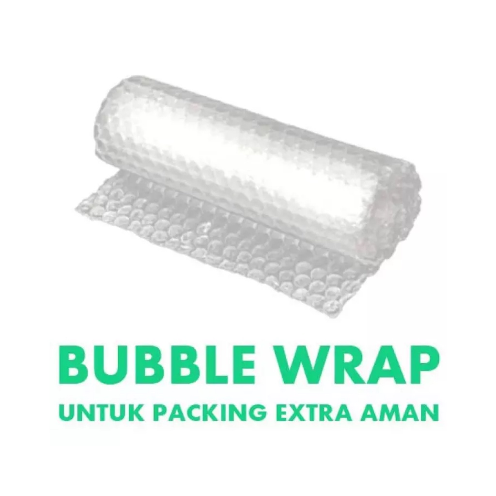 

Tambahan packing bubble wrap