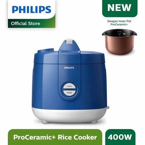 RICE COOKER PHILIPS HD 3131 2 LITER PRO CERAMIC GARANSI RESMI