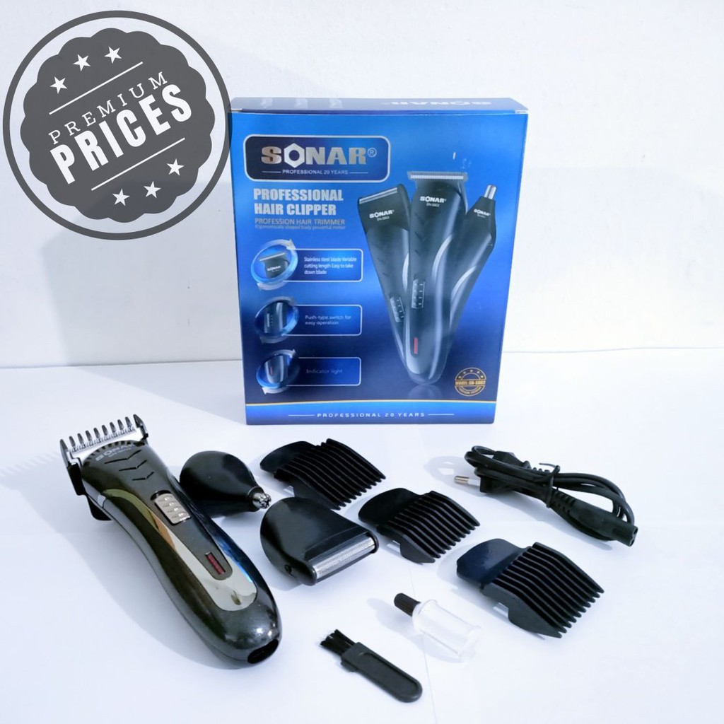 Cukur Rambut Sonar SN-5802/Hair Clipper/Cukur Rambut Elektrik/Cukur Rambut Murah