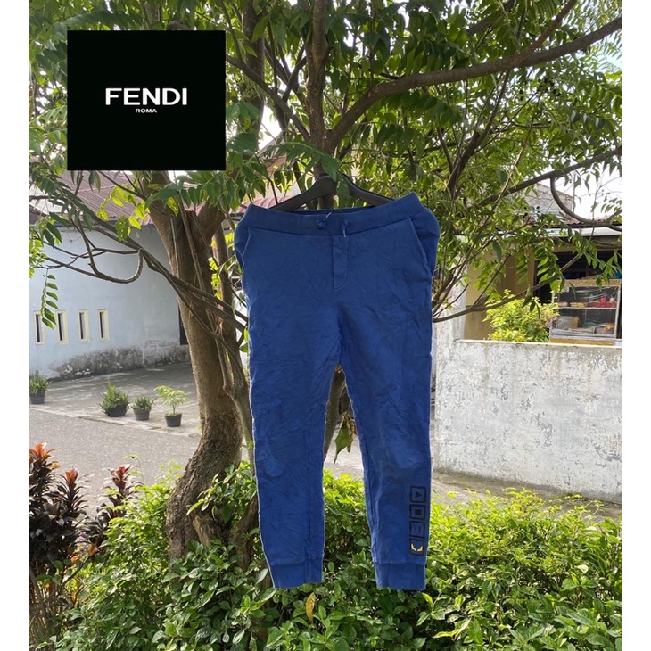jogger pants fendi second authentic