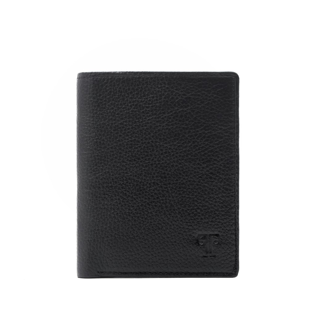 TOKOKOE - Dompet Pria Original Kulit Lipat Hitam Dompet Lipat Pendek Dompet Murah Dengan Kotak - Troy - Leto