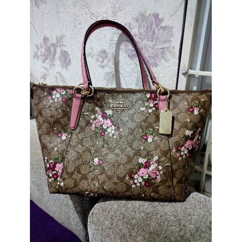 Preloved coach Ava Floral Totebag