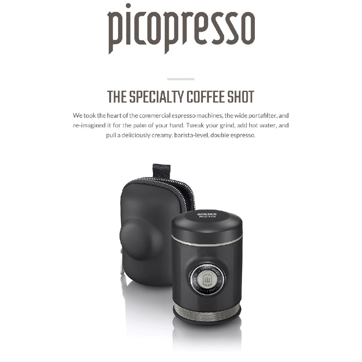 AKN88 - WACACO PICOPRESSO - Portable Espresso Machine -Nanopresso Upgraded
