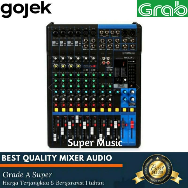 Mixer 12 Channel Yamaha Mg12xu Mg12xu Shopee Indonesia