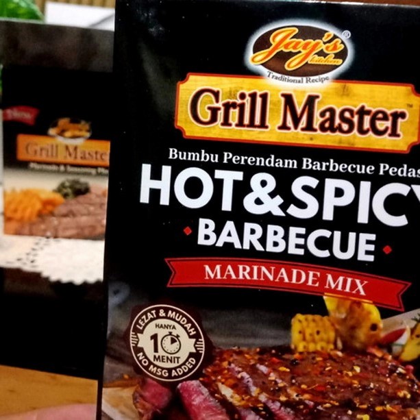 

Jay's Grill master marinade Hot & spicy BBQ