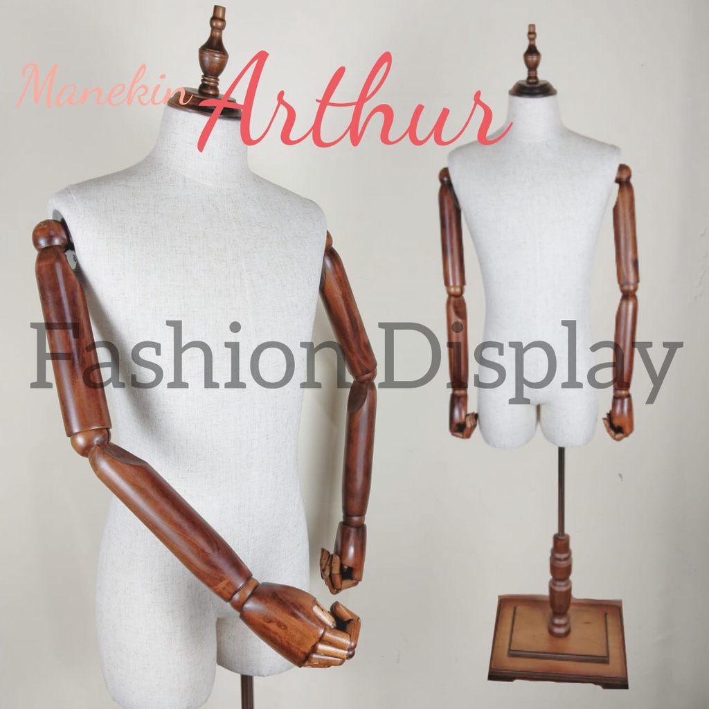 Patung Manekin Cowok Tangan Robot / Manekin DM Cowok Tangan Robot / Manekin Jas Pria (BH)