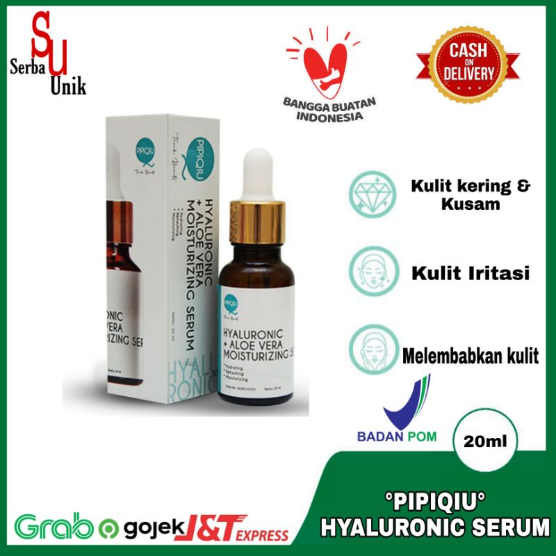 Serum Pelembab Wajah / Hyaluronic Aloe Vera Moisturizing Serum Pipiqiu