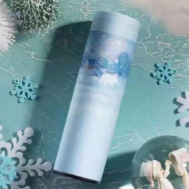 Tumbler stainless steel 304 BPA FREE desain lucu unik botol minum thermos cup-Snow