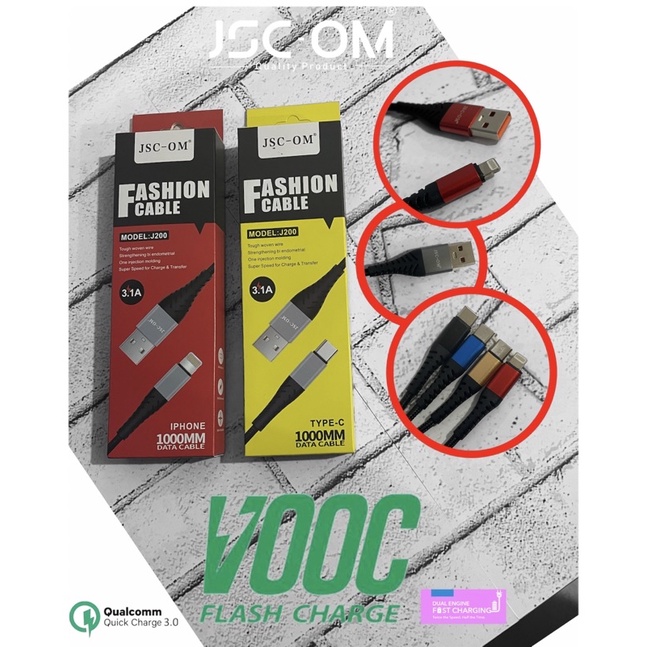 Kabel Data JSC-OM J200 Metal Type  C Fast Charging DUS