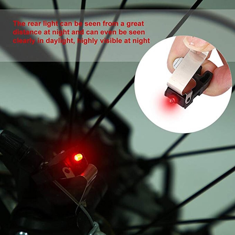 YGRETTE - LAMPU REM SEPEDA Bicycle Nano Brake Light Cycling LED Bike Warning Lights Waterproof