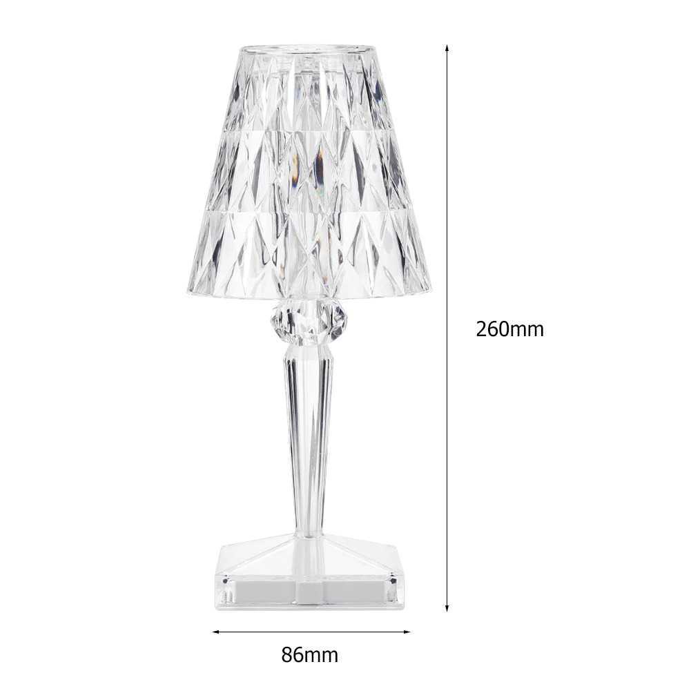 Lampu Tidur LED Acrylic Crystal Projector - VKTECH R301