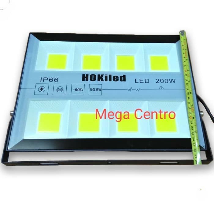 Lampu Sorot LED 200 Watt Hokiled IP66