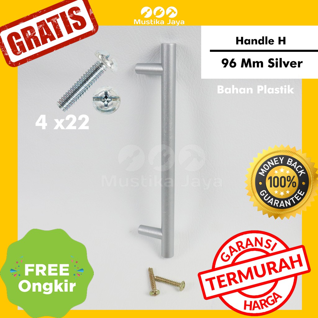 Handle H Plastic 96mm