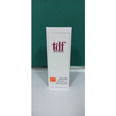 TDF Blu Voile Sunscreen SPF 50 pa+++ Blue light shield