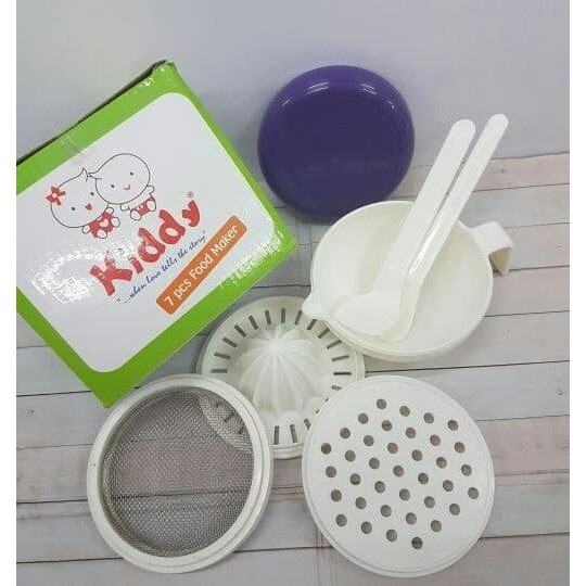 Kiddy Food Maker 7pc Lengkap - Baby Food Maker isi 7pcs