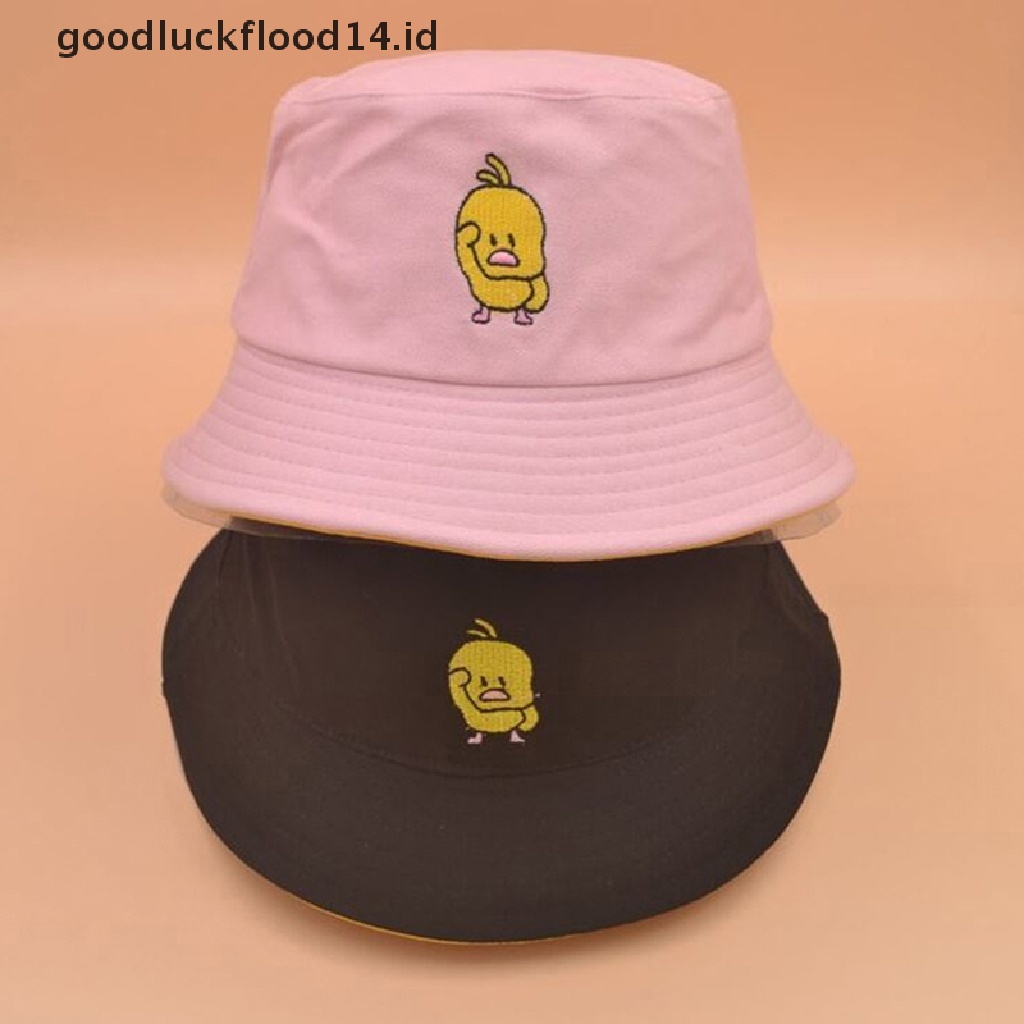 [OOID] Bucket Hat men women Fashion cotton reversible Panama sad boys Fisherman Hat ID