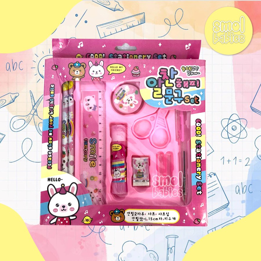 

Pencil Set Lengkap Alat Tulis Anak 9 in 1 / Alat Tulis Sekolah