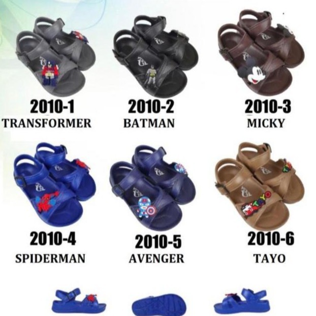 Sandal Jelly Anak ADESA CARTOON 2011 - 1 IMPORT 26 - 31