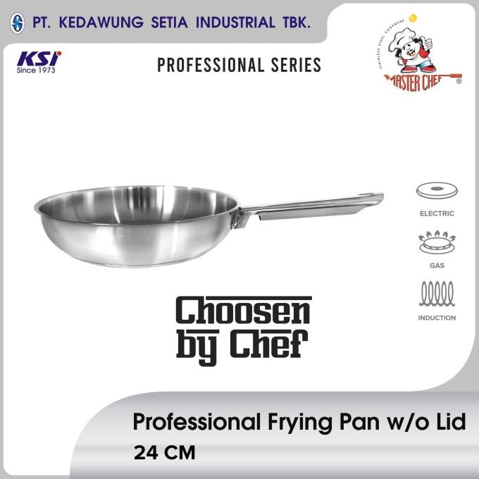Master Chef Professional Panci Stainless Frying Pan 24 cm