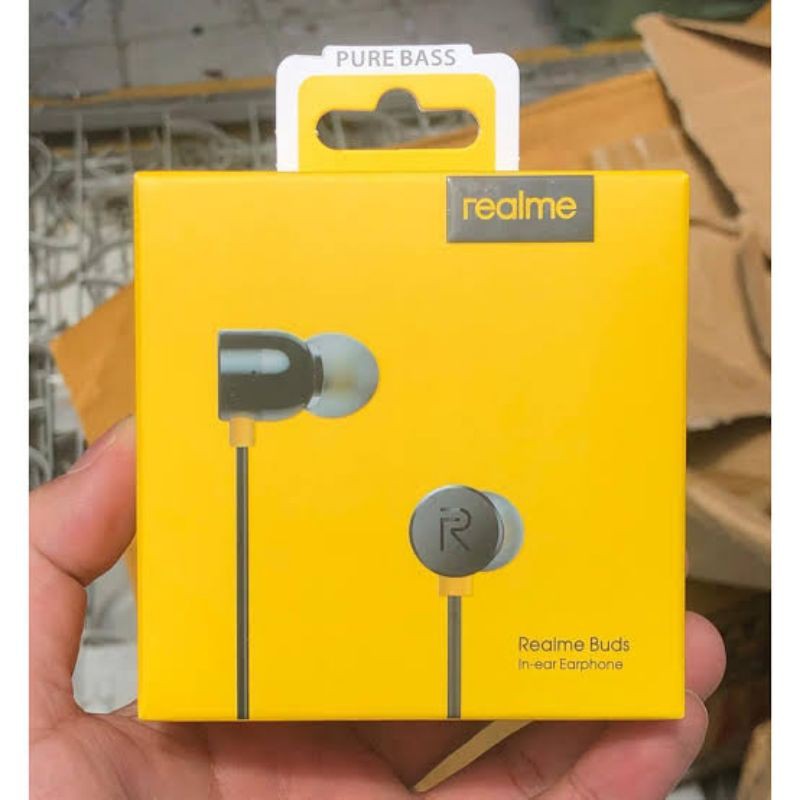 (COD) headset/earphone REALME MA10 PURE BASS - handsfree/hedset magnetic cocok untuk oppo/realmi