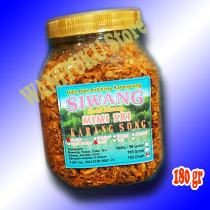 

Siwang Mimi Sri, kemasan toples185g, Lezat dan krispi