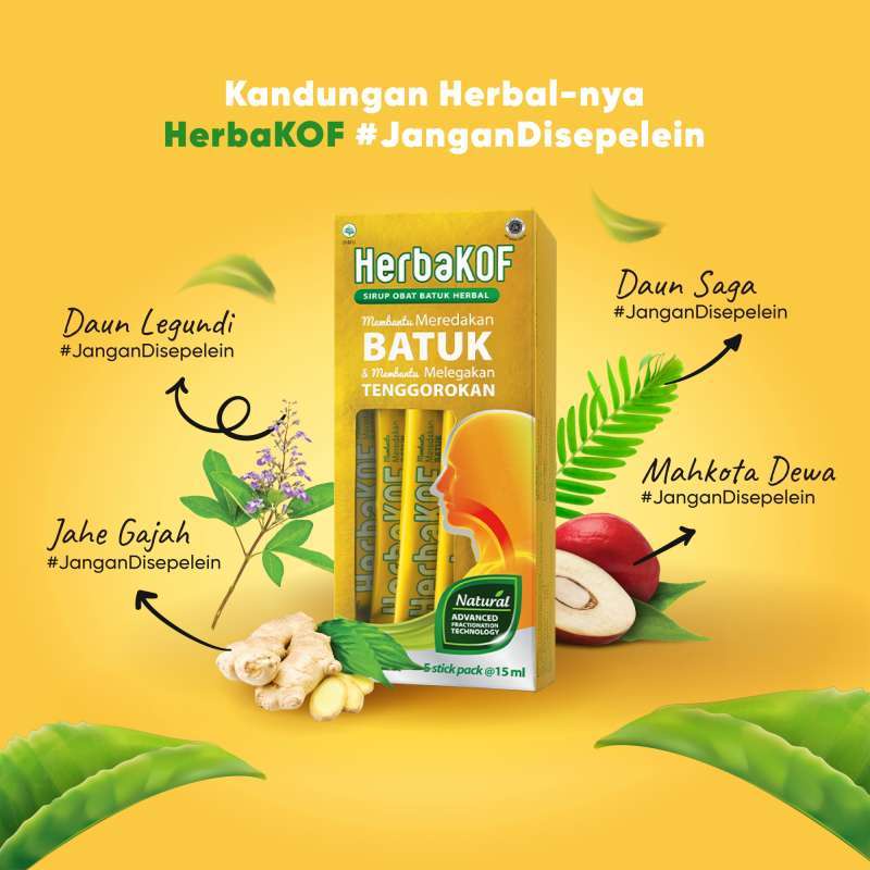 Herbakof stick isi 5 Sachet