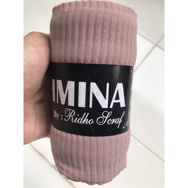 Hijab Pasmina plisket premium / Pasmina Plisket lidi / Pasmina pleated shawl / Pashmina plisket Tanpa Garis Tengah-32. Soft salem full