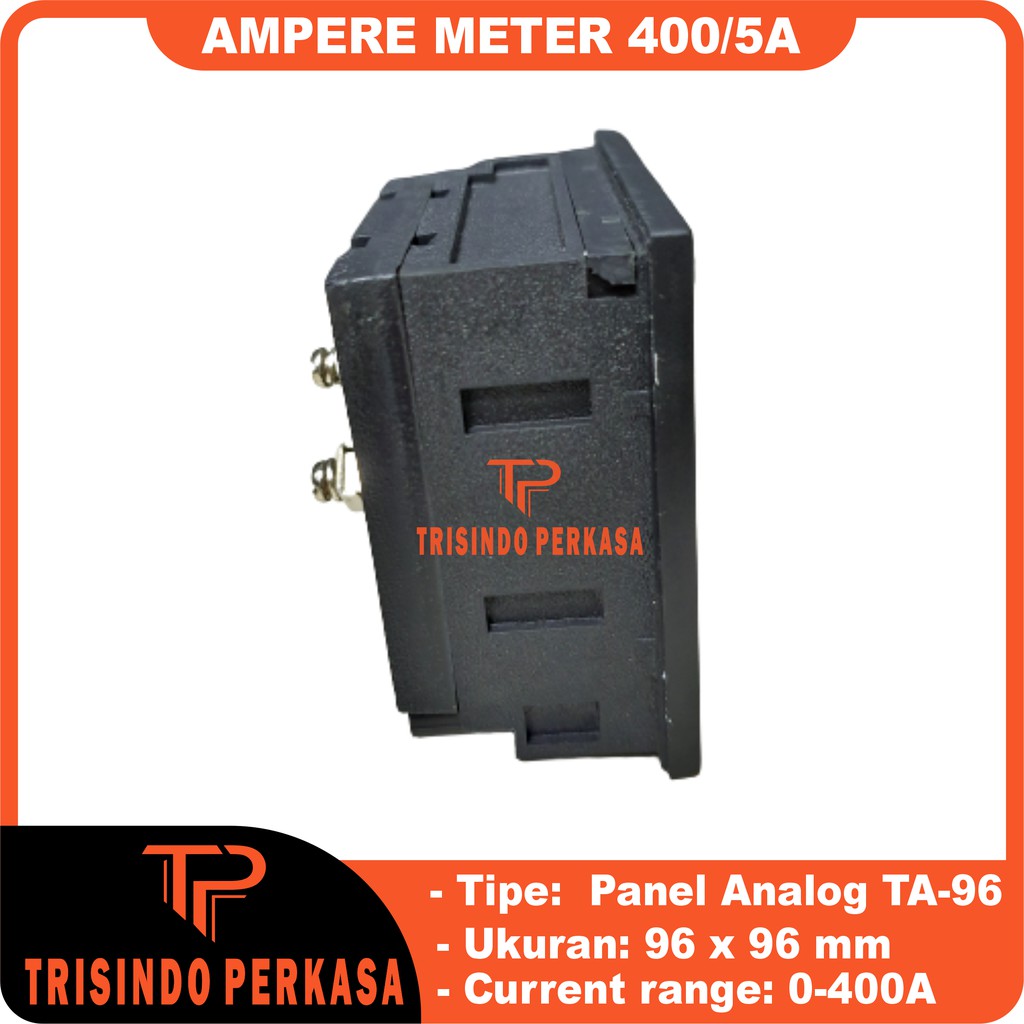 Ampere Meter Panel Analog TA-96 0-400A 96x96 Jarum