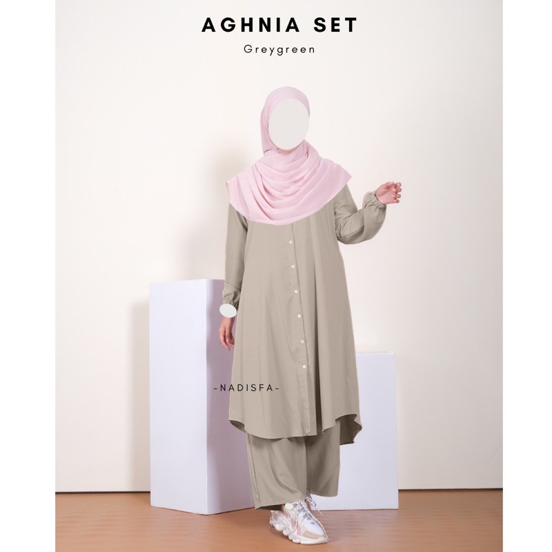 AGHNIA SET TUNIK DAN KULOT