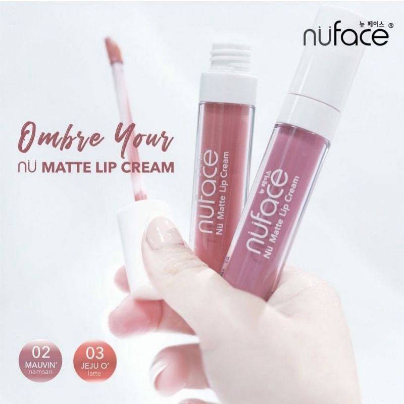 NUFACE Nu Matte Lip Cream | Lipcream Sensasi Caramel Warna Intense Tahan Lama