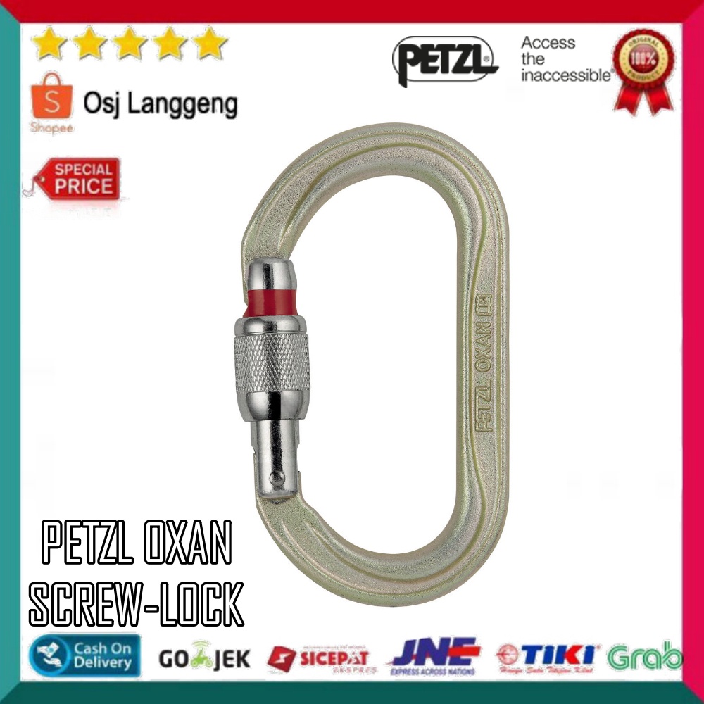 PETZL OK SCREW LOCK CARABINER M33A SL - CARABINER PETZL ORIGINAL