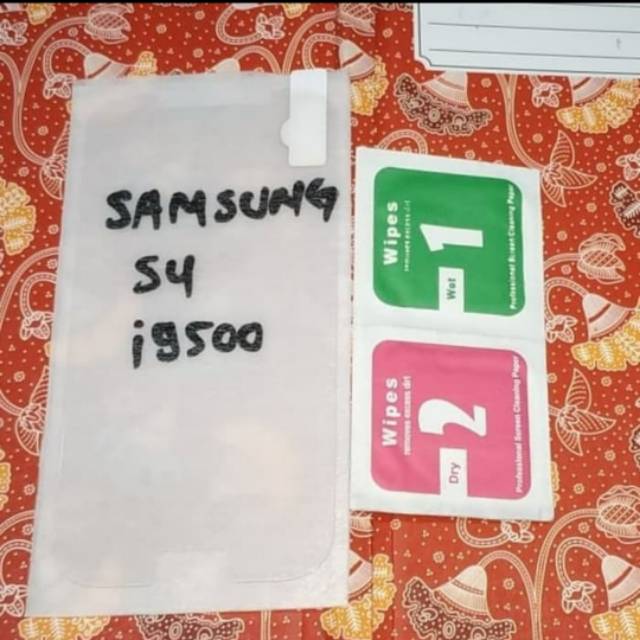 SAMSUNG S4 / i9500 tempered golira glass kaca dan softcase karet silikon mantu murah meriah