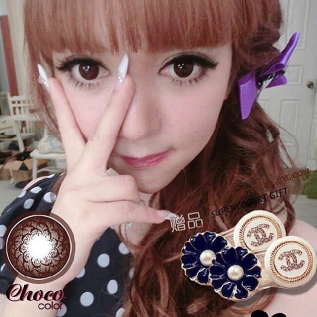 Baby Color Softlens Super Yogurt gray brown choco black blue pink