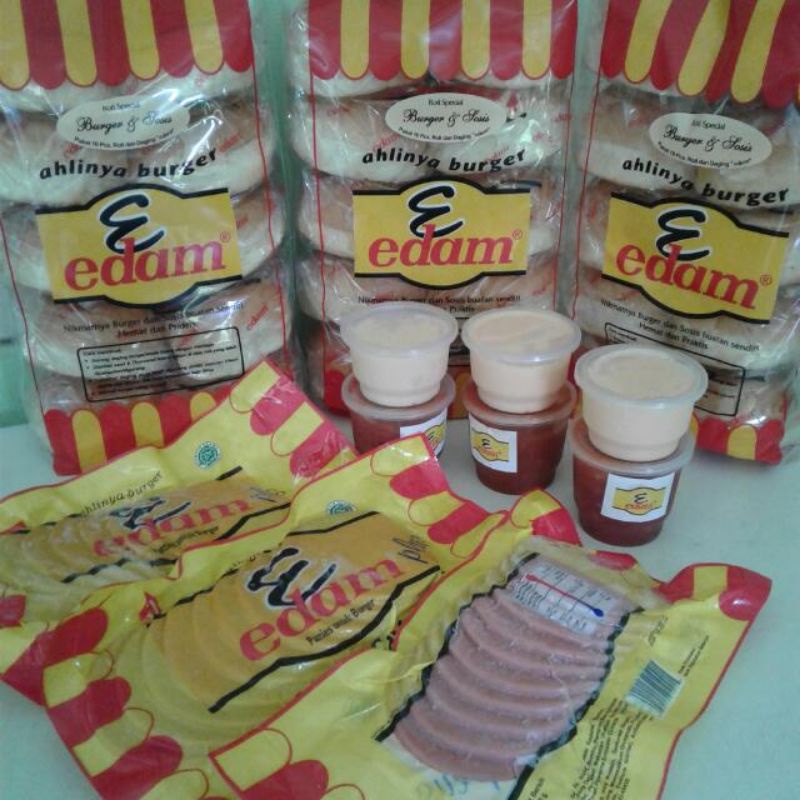 

Burger Paket Edam 1set (isi 10pcs)