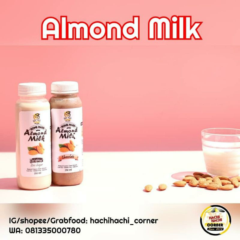 

10FREE1! Susu Almond 250 ml Almond Milk Creamy Delicious Healthy
