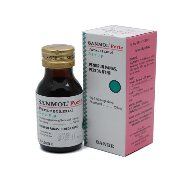 sanmol sirup penurun panas demam anak