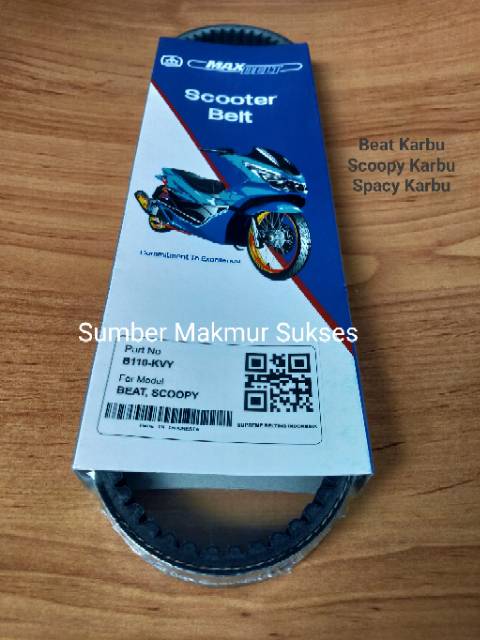 V-belt/vanbelt beat karbu, scoopy karbu, spacy karbu maxbelt