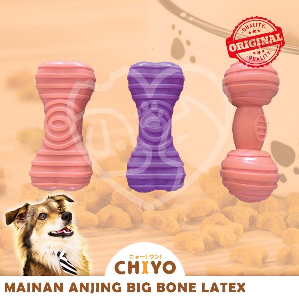 MAINAN ANJING BIG BONE LATEX [ GIGITAN ANJING ]