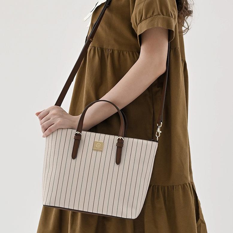 Tas Tote Les Catino Micronesia Mini Tote Stripe