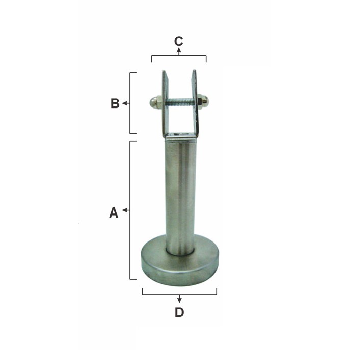Jual Kaki Partisi Toilet / Wc / Penyangga Kamar Mandi Pintu Kayu Kp006B Murah
