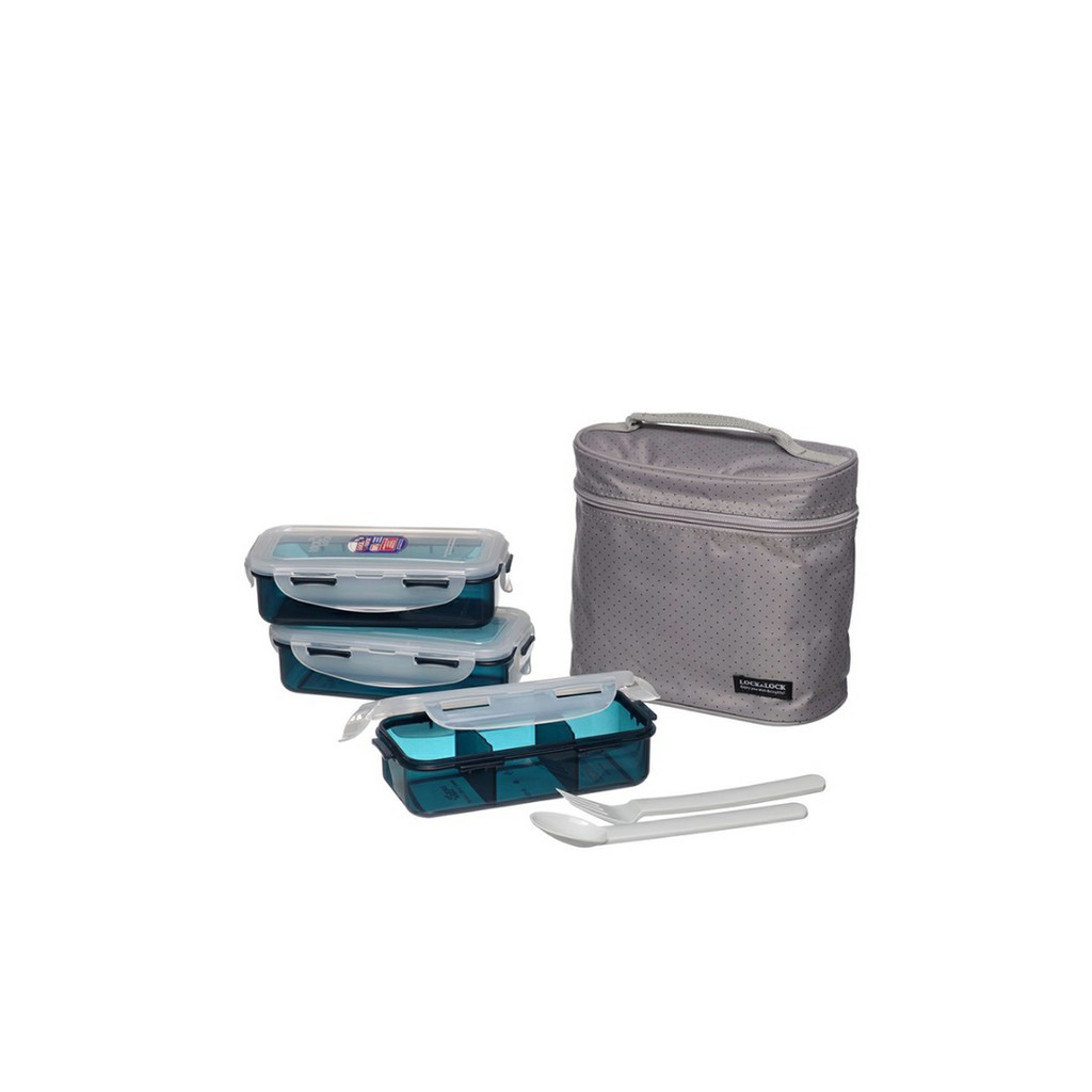 Lock&amp-Lock Lunch Box 3 set / Lock &amp- Lock / LocknLock / Lock n lock -