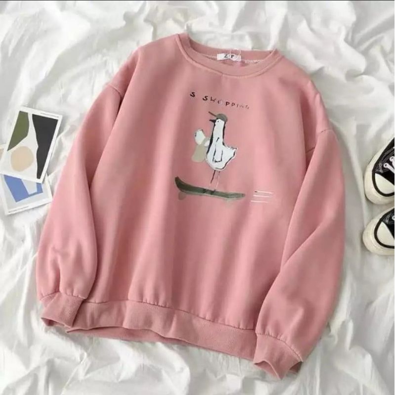 SWEATER WANITA SHAWN SHOPPING /// ATASAN WANITA LUCU FLEECE TEBAL KEKINIAN TERBARU&quot;