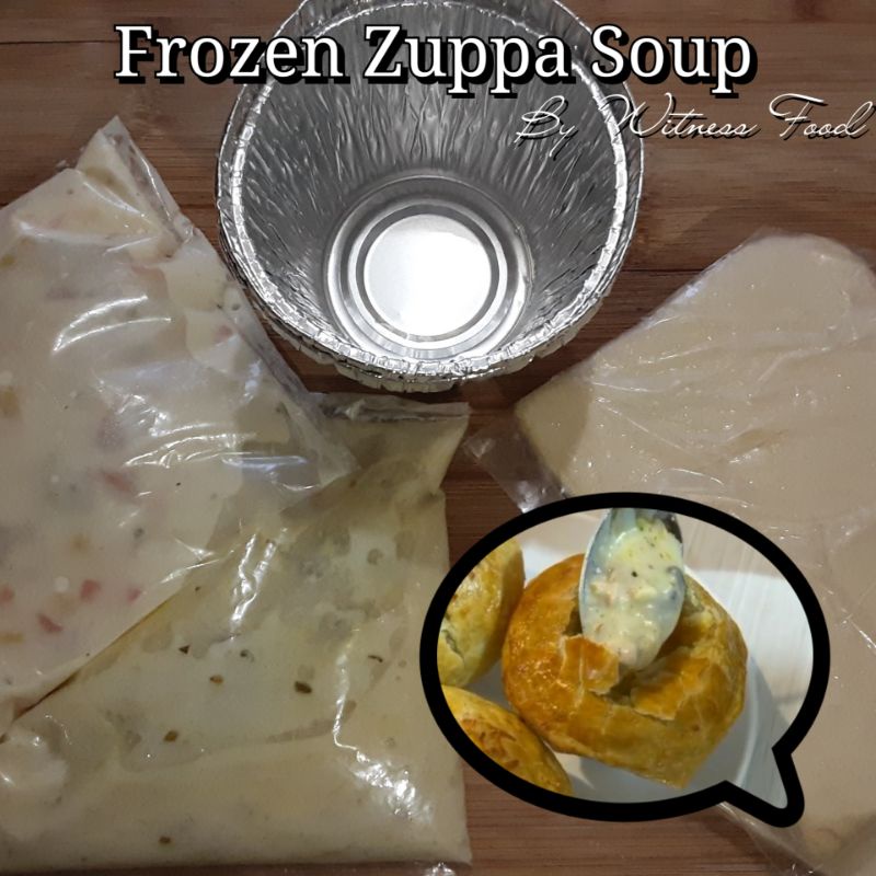 

Frozen Zuppa Soup (Paket Beku Zuppa Soup: Ayam Jamur/Jagung/Coklat)