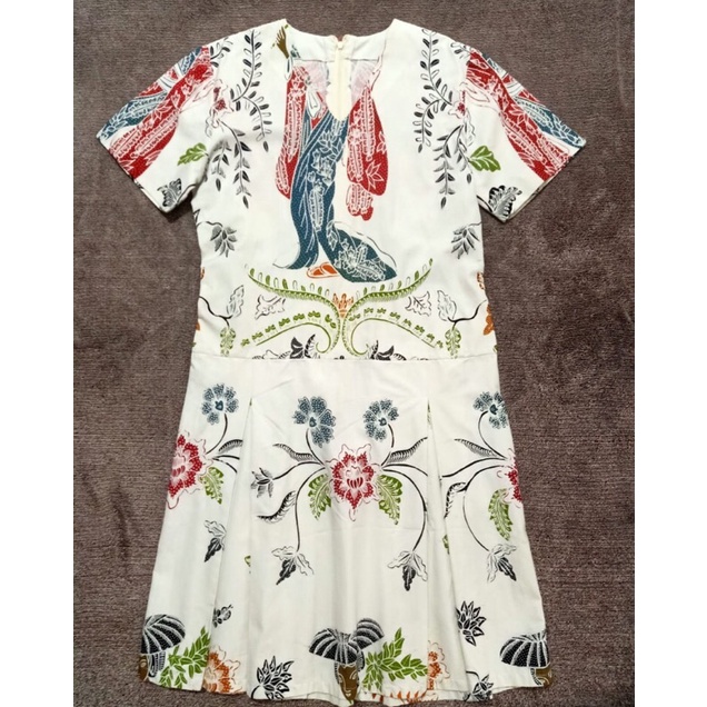 Preloved Dress Batik Tulis Wanita