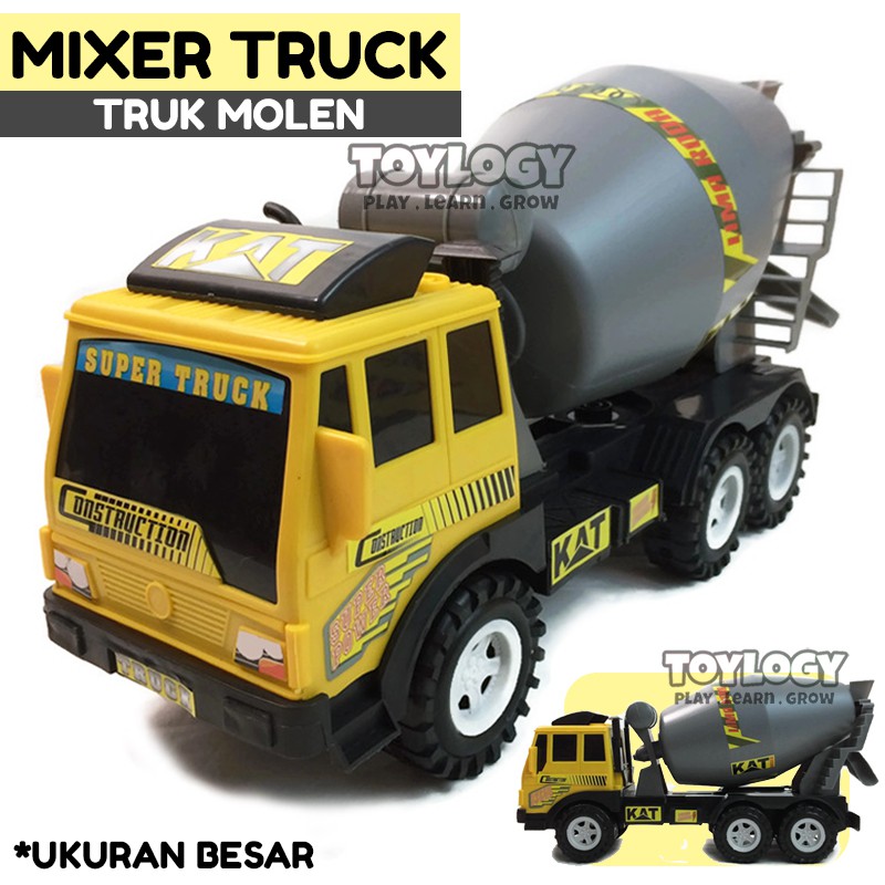  Mainan  Anak Laki Laki Mixer Truck Mobil  Truk  Konstruksi 