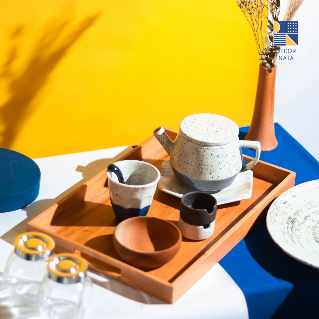 

Dekornata Cally Wooden Tray / Nampan Kayu / Tatakan Kayu